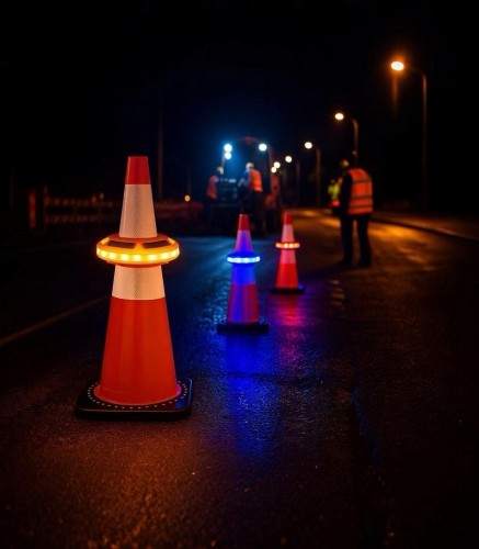 Traffic Cone Light 360 Warning Light