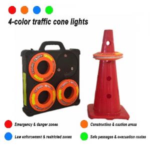 How to Use Multi-Color LED Traffic Cone Lights for Maximum Road Safety