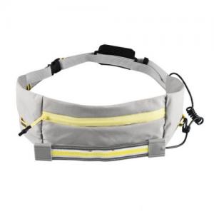 230 Rechargeable Large Pocket funny bag Safety Night Running Waist Belt cob Lights for Runners Jogging Walking