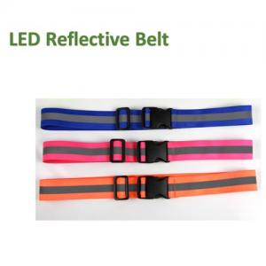 Led reflective  elastic waistband wearable safety light