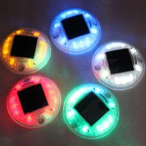  Round Shape Plastic Solar Road Marker LED Road Stud 