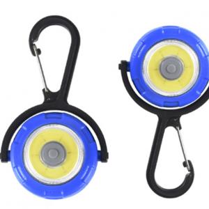 Wearable warning light with clip